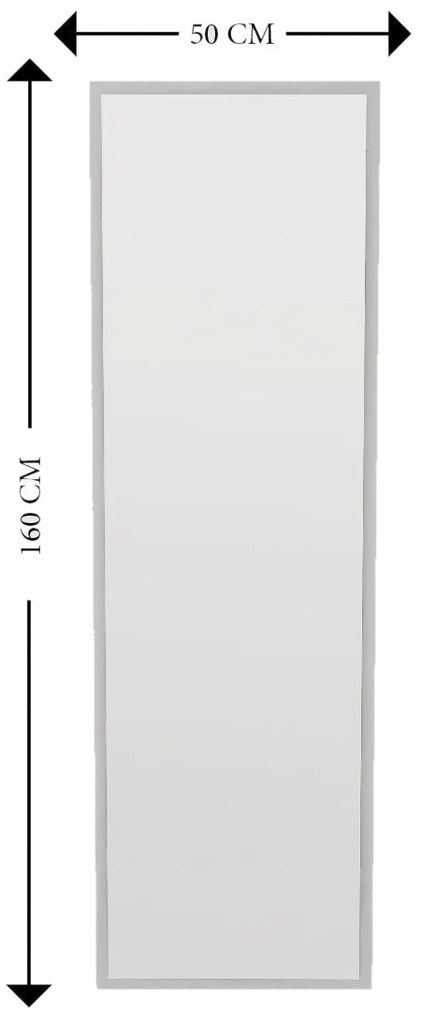 Espelho Tessa – Branco – 50x160x2,2 cm