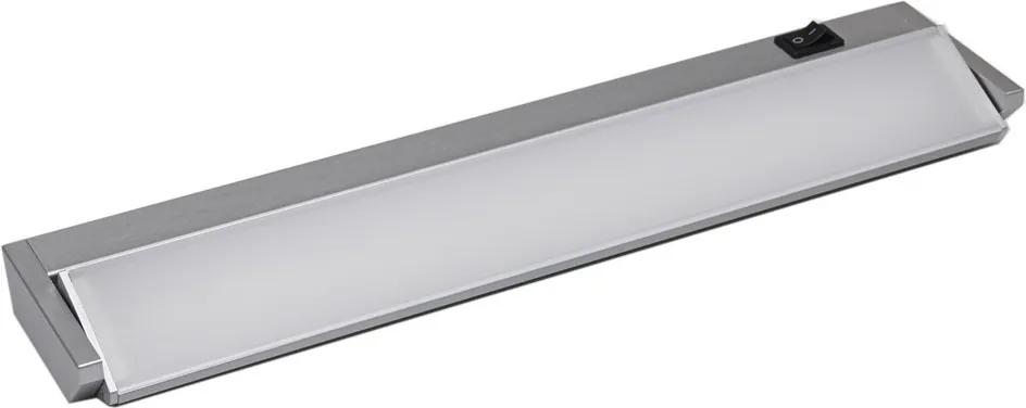 Iluminação de armário de cozinha LED LED/5W/230V prateada
