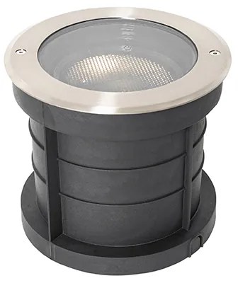 Foco de chão exterior em aço AR111 ajustável IP65 - Delux Honey