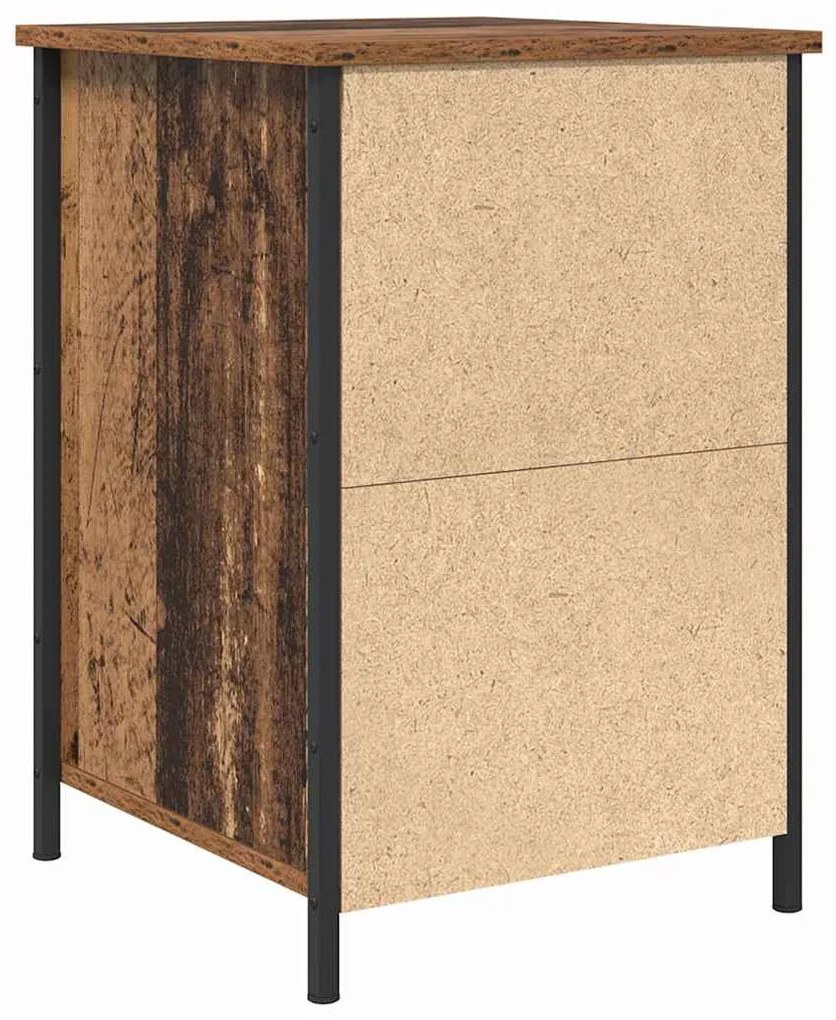 Mesa de Cabeceira Madeira Velha 40x42x60 cm Madeira Engenharia
