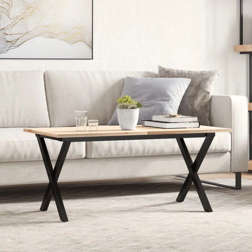 Pernas para mesa de centro estrutura em X aço