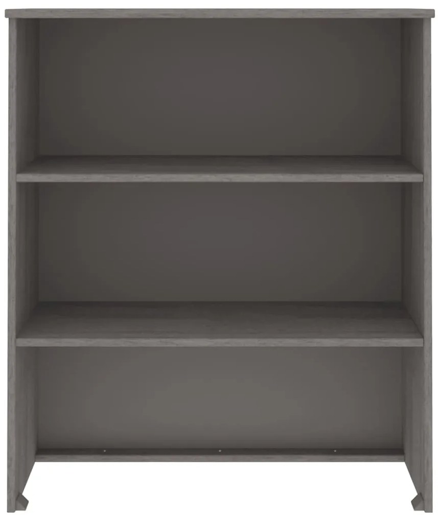 Topo p/ armário alto HAMAR 85x35x100cm pinho maciço cinza-claro