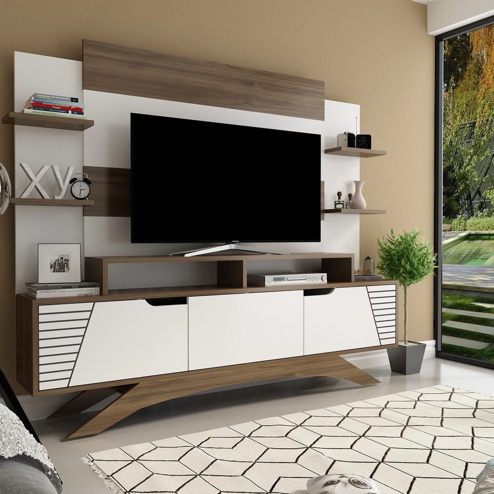 Unidade TV Deparo – Nogueira – 180 cm x 148,6 cm x 29,5 cm