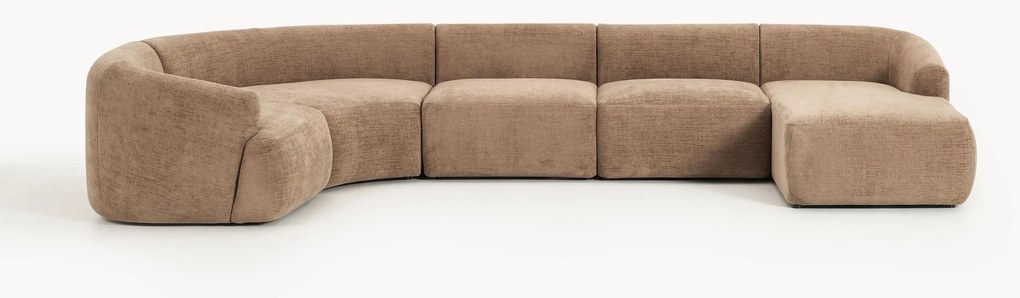 Sofá de canto comprido modular Sofia
