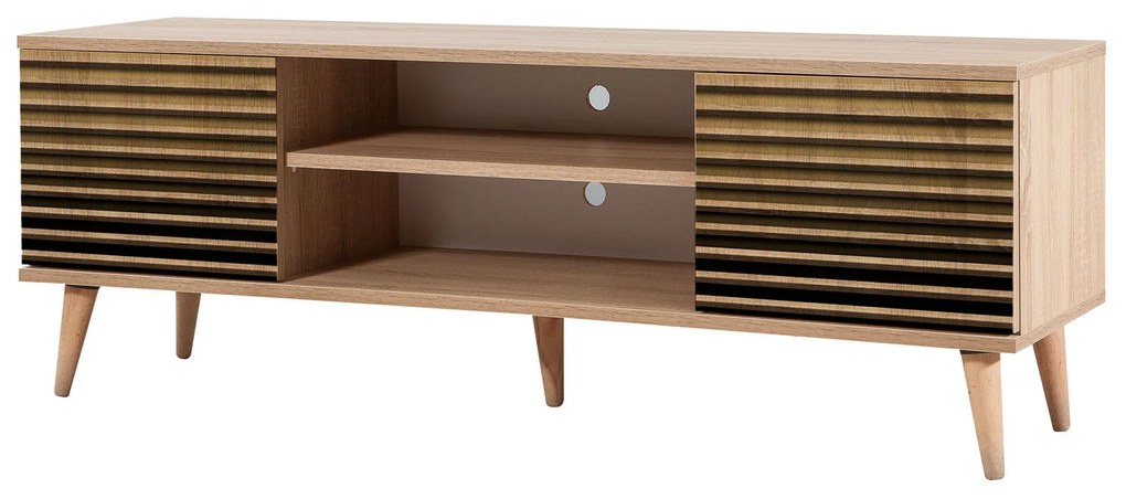 Móvel TV Truva – Carvalho Sonoma – 140 cm x 50 cm x 40 cm