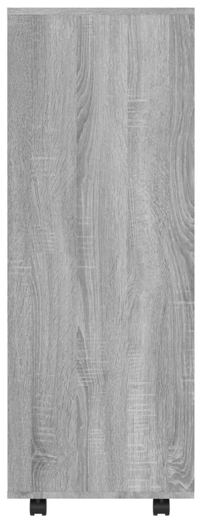 Roupeiro 80x40x110 cm derivados de madeira cinzento sonoma