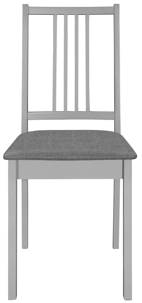 5 pcs conjunto de jantar MDF cinzento