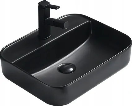 Mexen Alba lavatório de bancada 50 x 40 cm, preto mate - 21955085