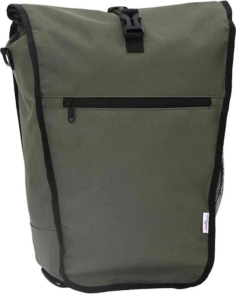 vidaXL Bolsa de Bicicleta Verde-azeitona 34 x 16 x 59 cm Poliéster