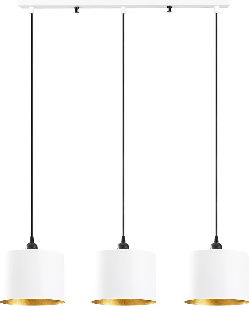 Candeeiro de Teto Berceste – Branco – 70 x 20 cm