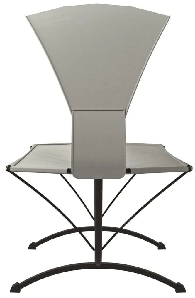 Espreguiçadeira exterior c/ toldo aço e tecido oxford cor creme