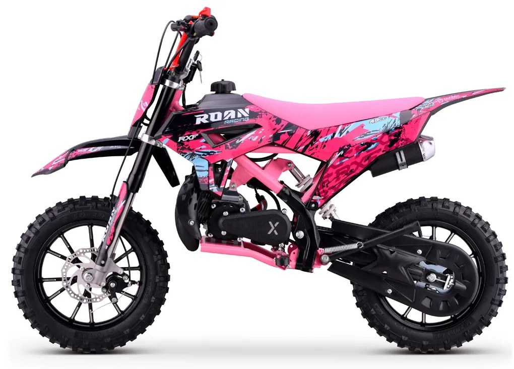 MINI MOTO PARA CRIANÇAS MiniCross Roan RXF 49cc 4.5CV Rosa