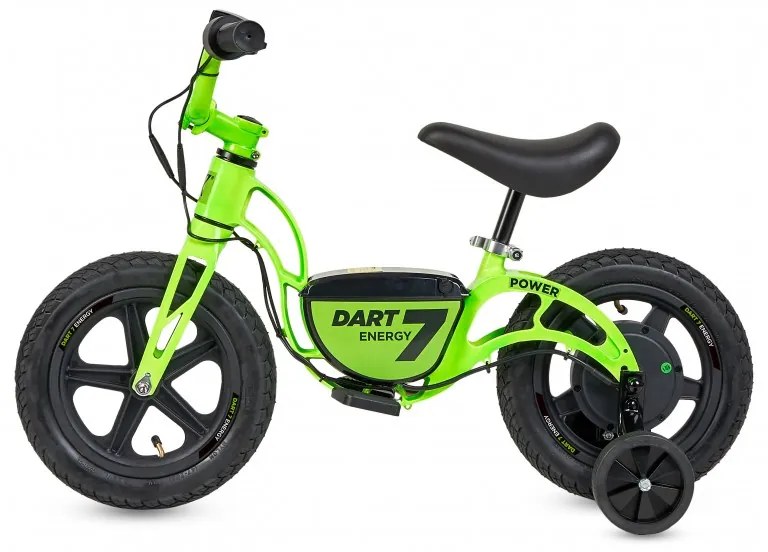 Bicicleta eléctrica Infantil 20V 4AH DART 7 - 4 a 7 anos Verde