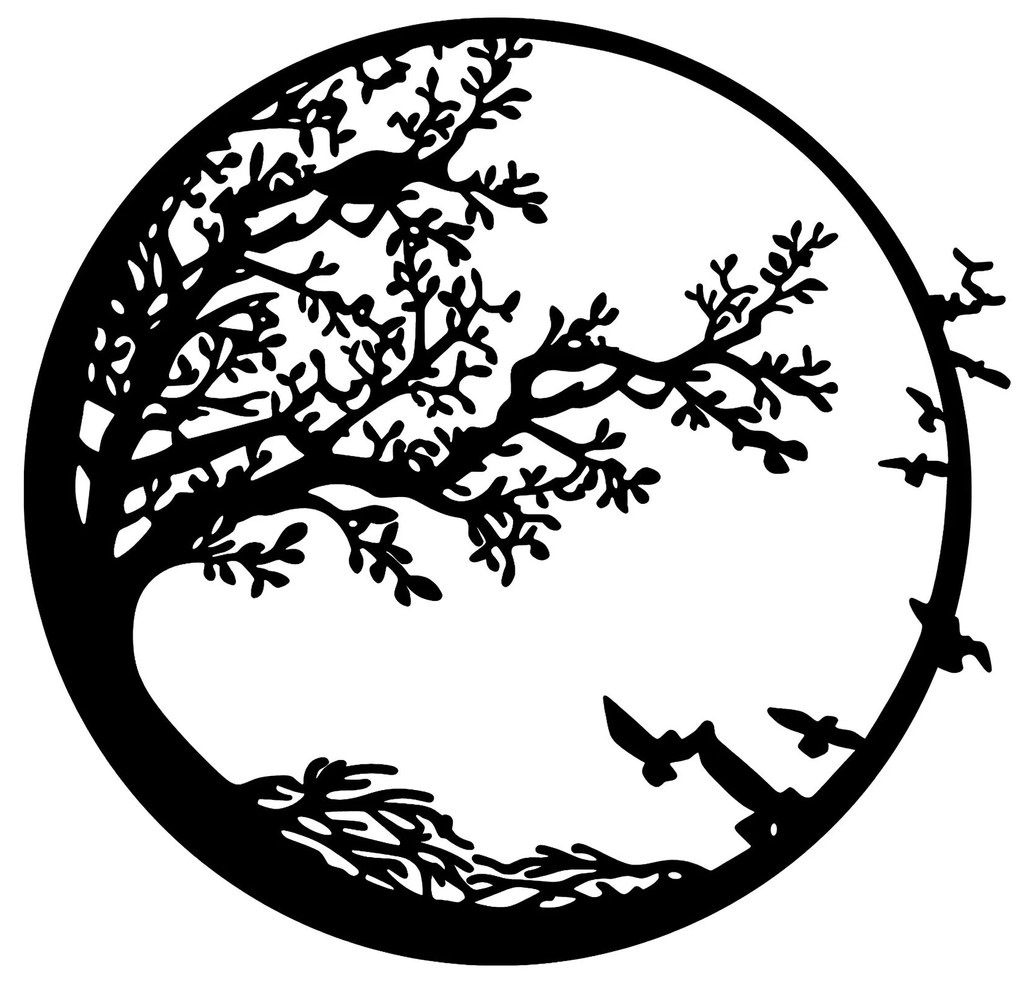 Acessório Decorativo de Parede em Metal Model-135 – Preto – 68 x 1,5 x