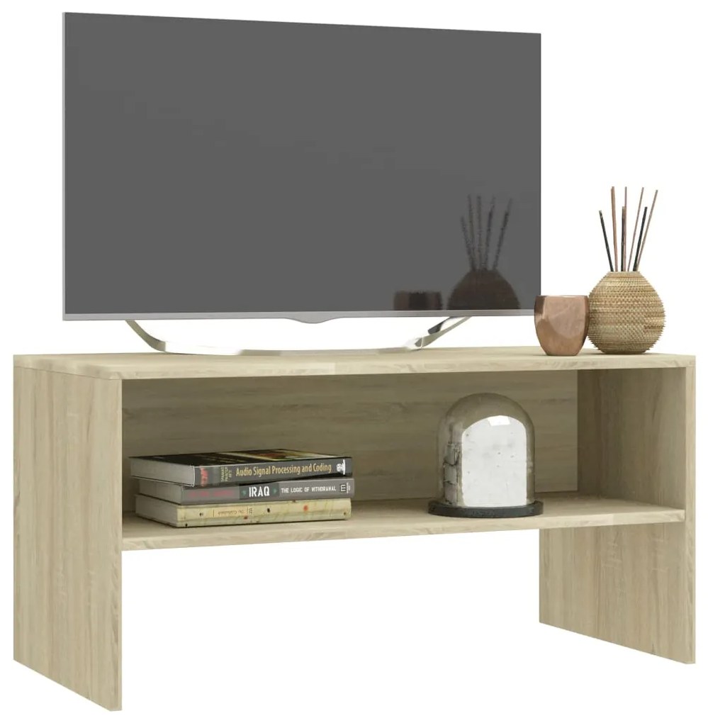 Móvel de TV 80x40x40 cm derivados de madeira carvalho sonoma