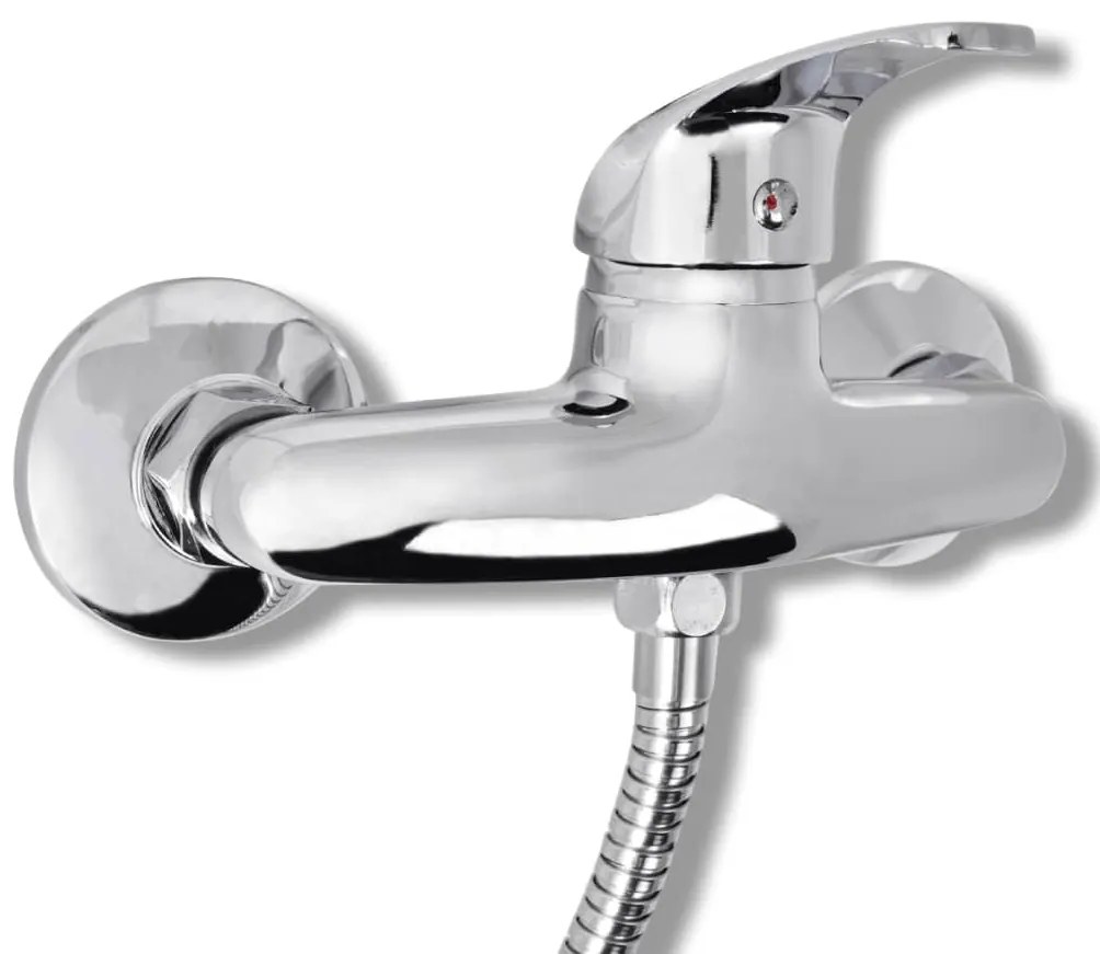 Conjunto chuveiro torneira monocomando cromado