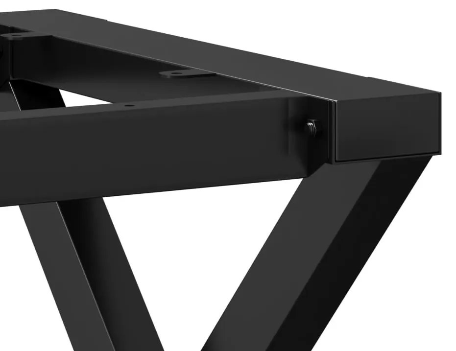 Pernas para mesa de jantar estrutura em X aço