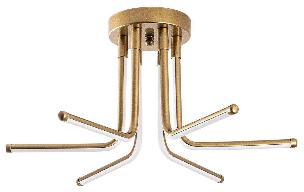 Chandelier Leddaisy – Dourado – 55 x 25 x 55 cm