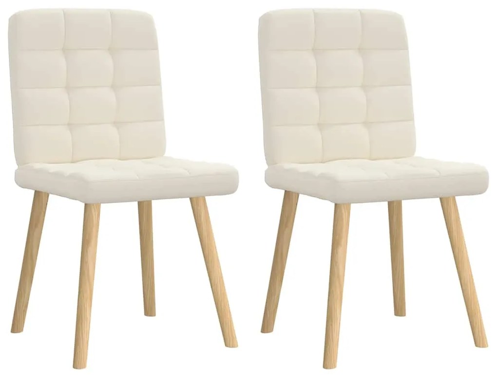 Cadeiras de jantar 2 pcs linho