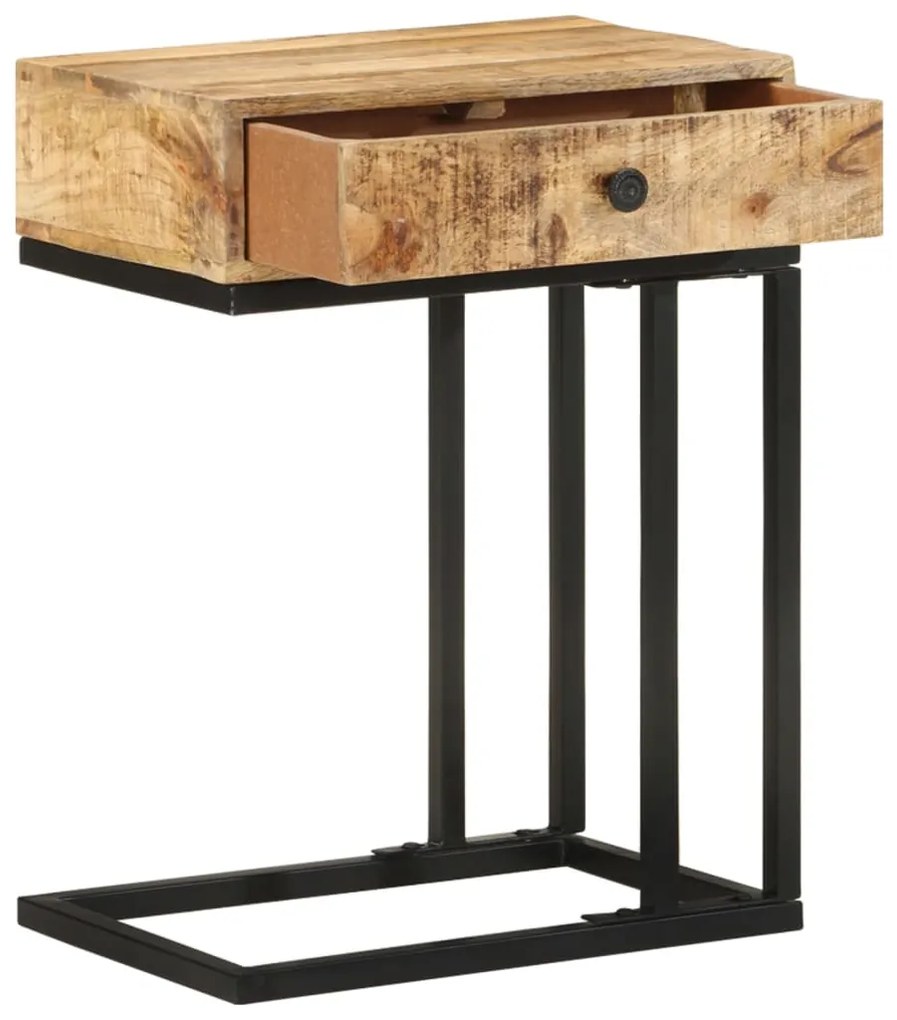 Mesa de apoio formato em U 45x30x61 cm mangueira maciça