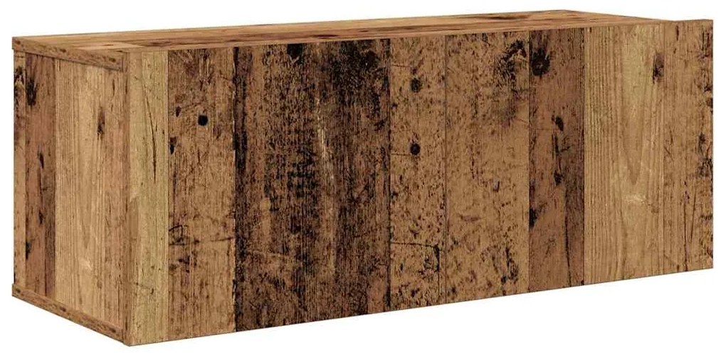 Conjunto de móvel de TV 8 pcs Madeira antiga 100 x 30 x 30 cm
