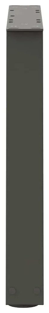 Pés para mesa de centro em V, 2 peças, antracite, 70x (42-43,3) cm, aç