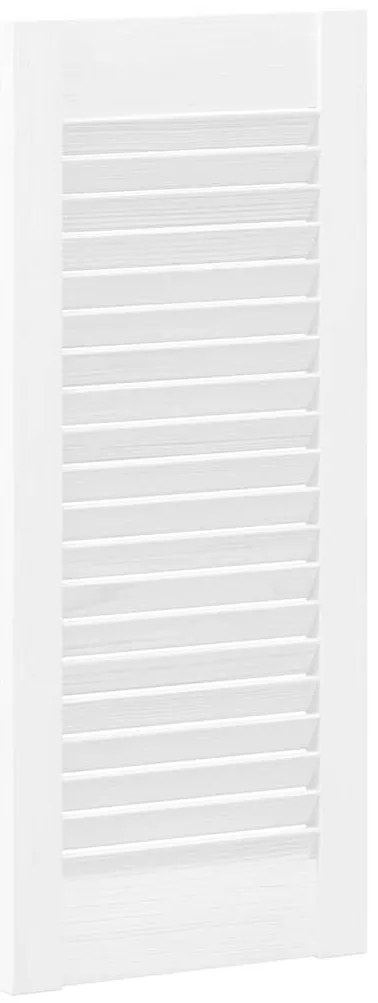 Portas de armário 4 pcs design de persiana 69x29,5 cm branco