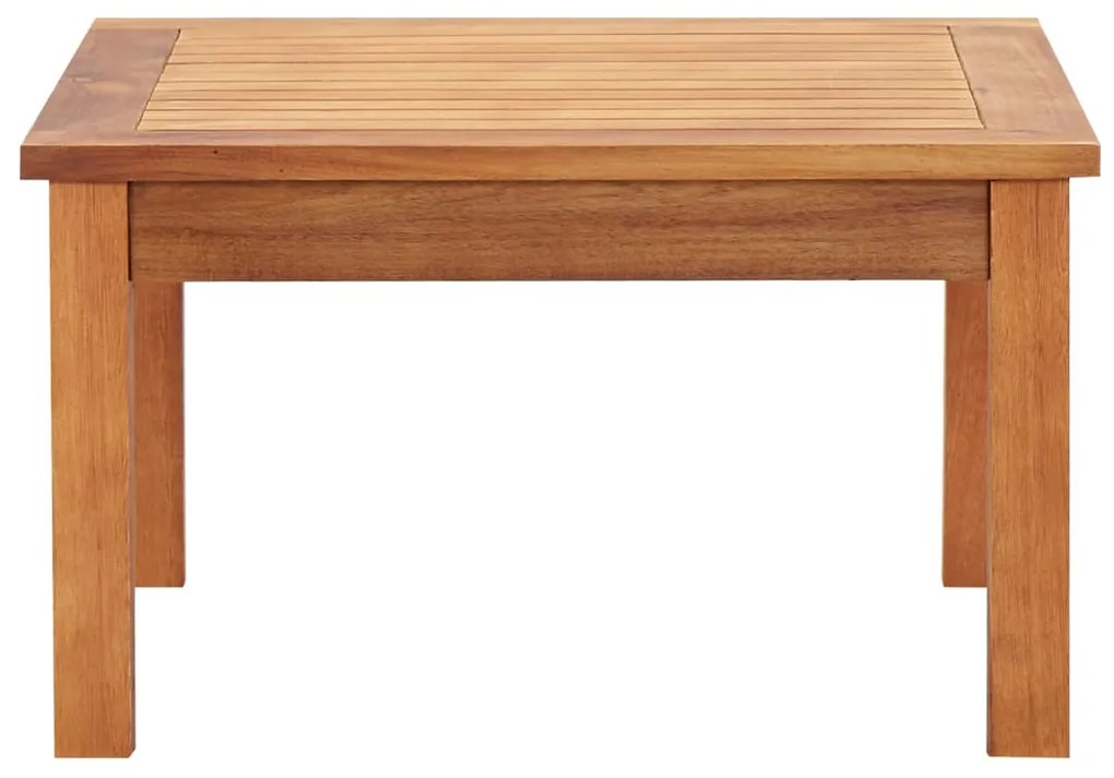 Mesa de centro p/ jardim 60x60x36 cm madeira de acácia maciça