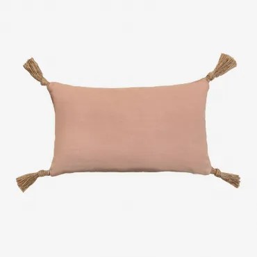 Coussin Rectangulaire En Coton (30x50 Cm) Almiz Terracotta Mousse - Sklum
