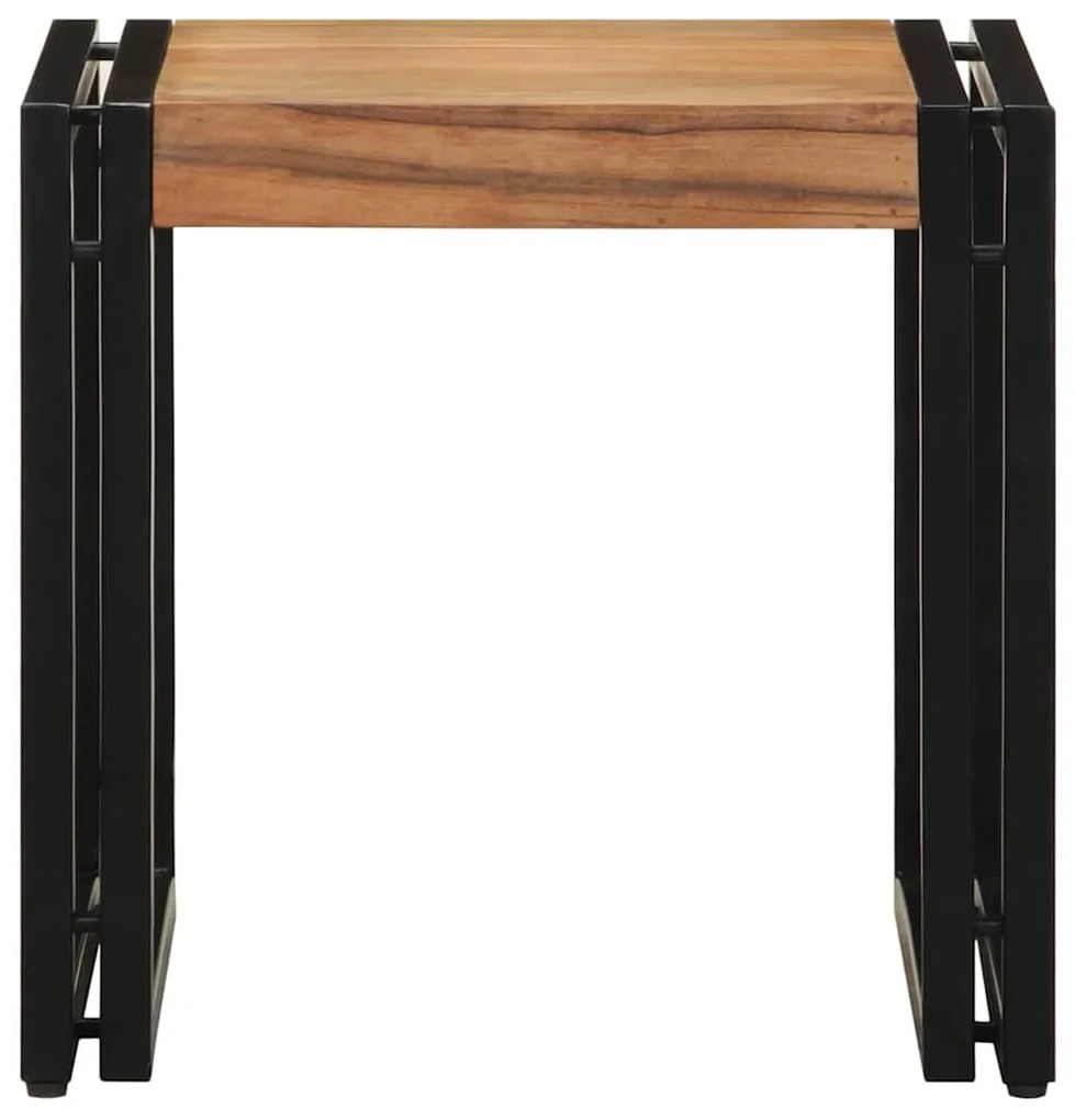 Mesa de centro vidaXL 40x50x38 cm Madeira de acácia