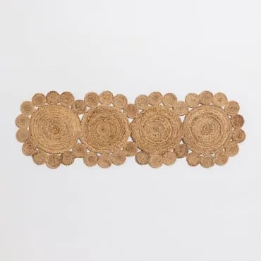 Cabeceira De Juta Otilie Para Cama De 150 Cm Yute & 150 Cm - Sklum