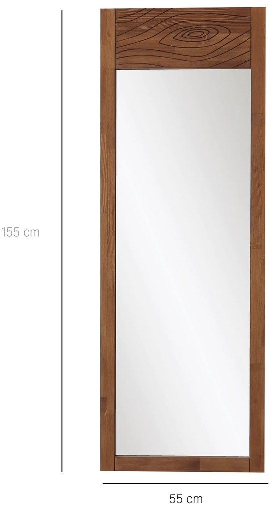 Espelho Cheval Forest – Chesnut – 55x155x2 cm