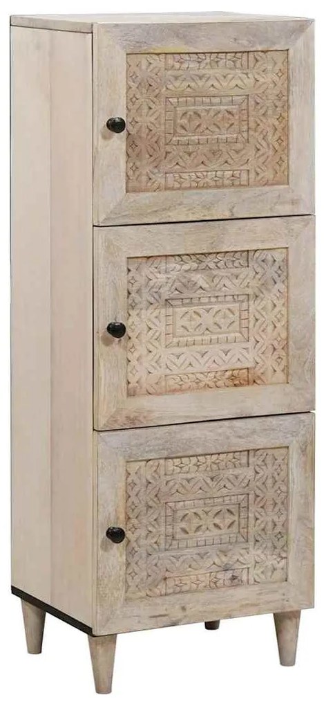 vidaXL Buffê Branco 40 x 33 x 110 cm Madeira de mangueira maciça