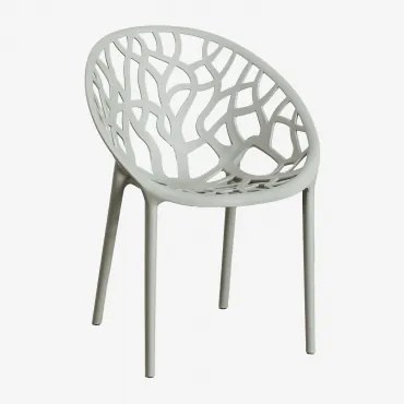 Stackable Garden Chair In Polypropylene Ores Verde Cáqui - Sklum