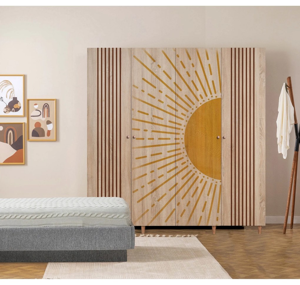 Roupeiro Loni – Sonomo – 180x192x52 cm