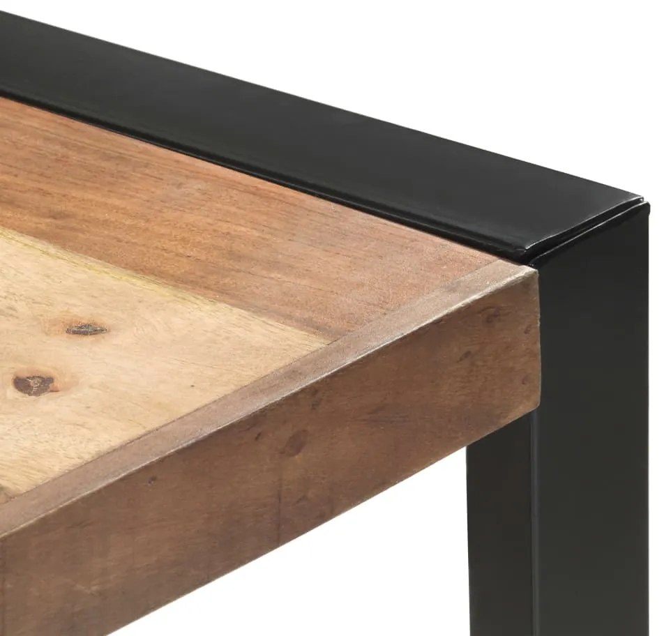 Mesa de jantar 200x100x75 cm madeira maciça