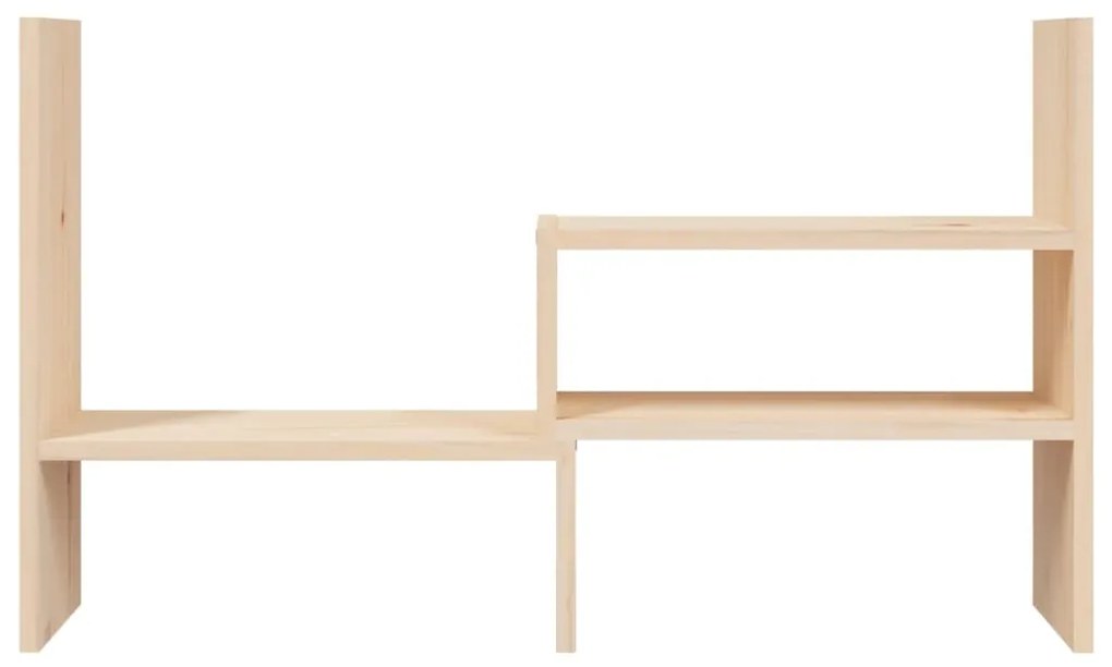 Suporte para monitor (39-72)x17x43 cm madeira de pinho maciça