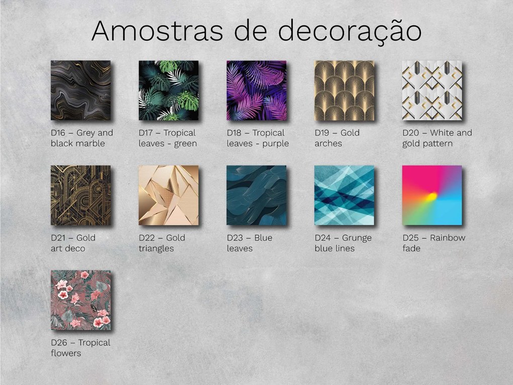 Espelho LED com decoração D22