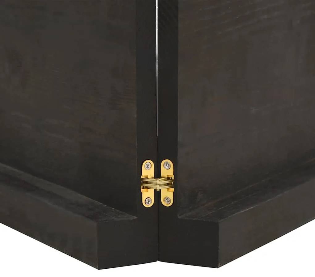 Tampo de mesa 120x40x(2-6) cm carvalho tratado castanho-escuro