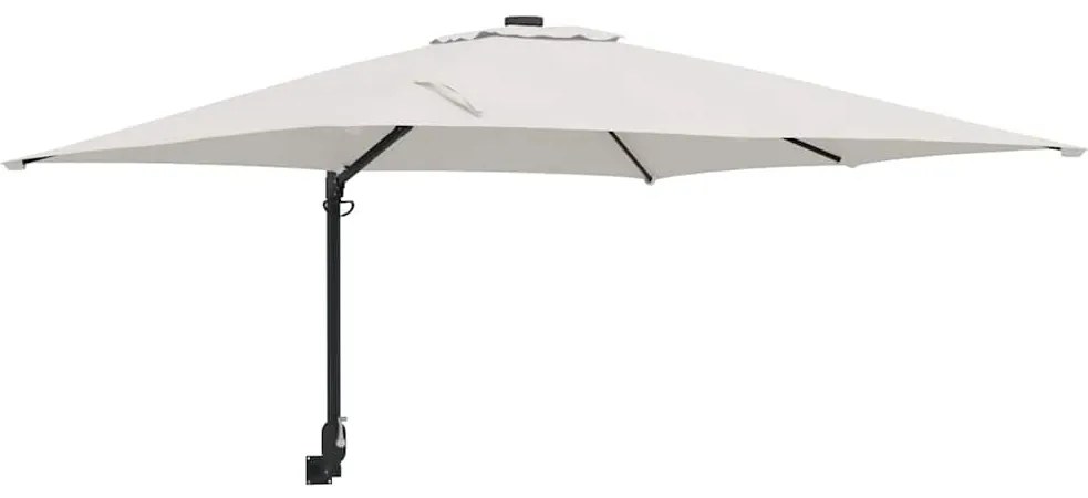 Guarda-sol de Jardim de Parede Areia 247 cm