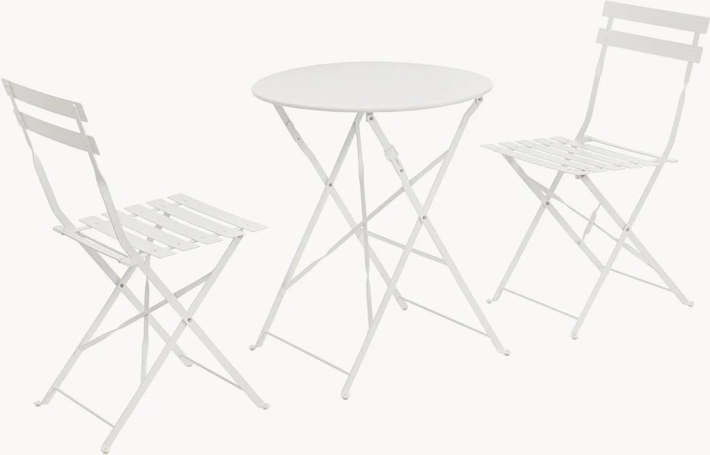 Conjunto bistrô dobrável para jardim Austin, conjunto de 3
