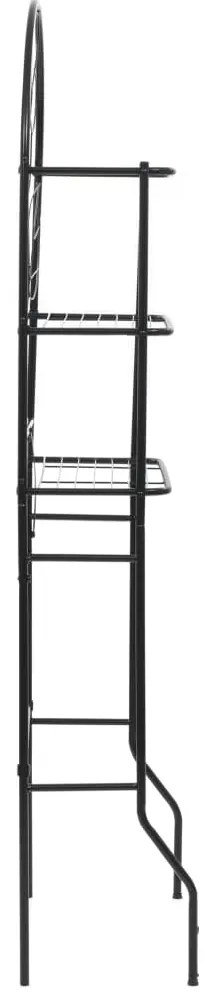 Toalheiro preto 60x33x174 cm