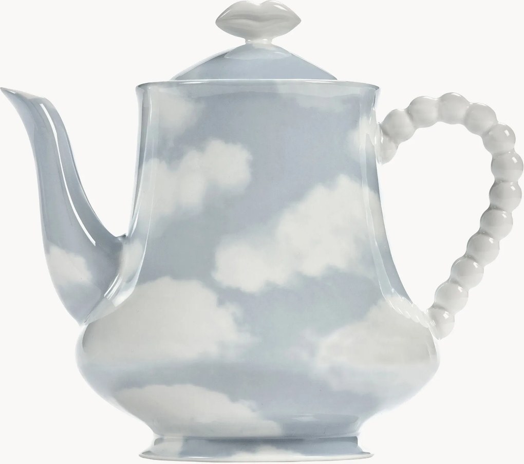 Bule de chá em porcelana com acabamento artesanal Les Objets Mouleversants, 850 ml