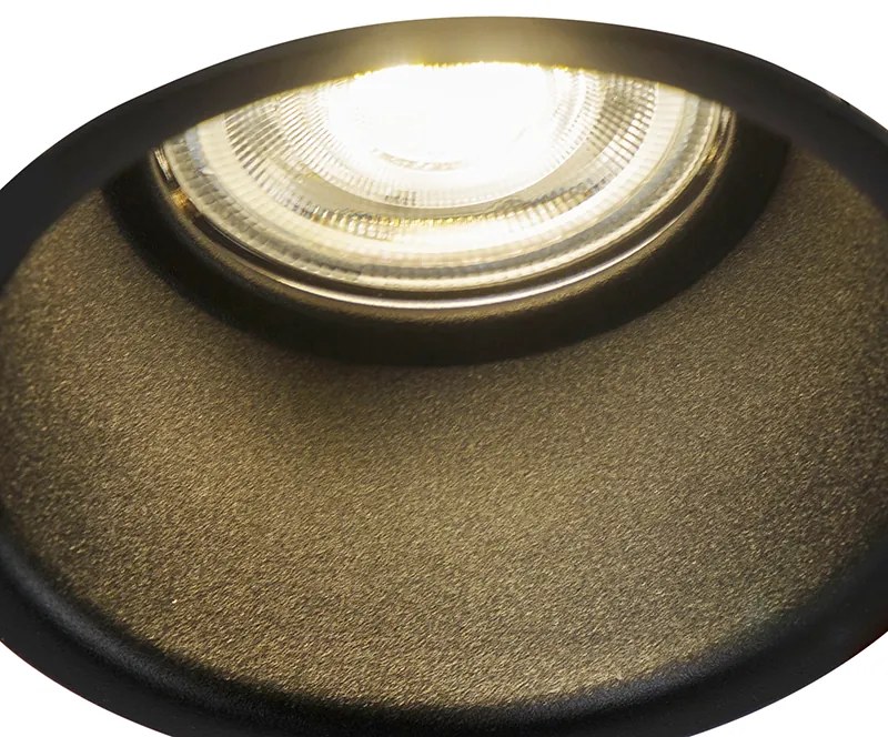 LED Foco embutido inteligente moderno preto com WiFi GU10 - Dept Design,Moderno