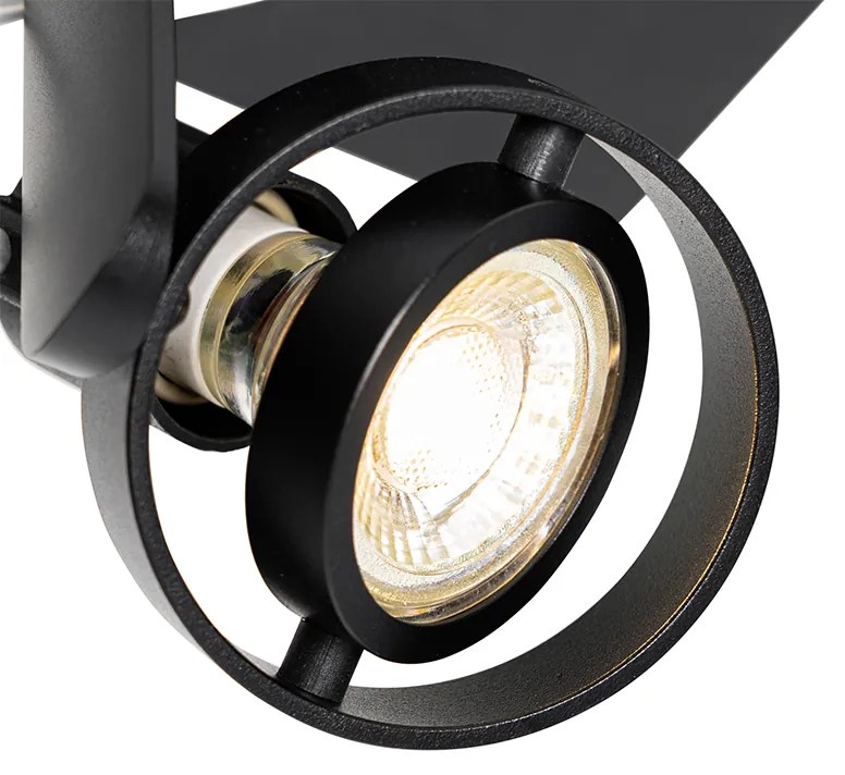 Foco moderno preto - Master 50 Moderno