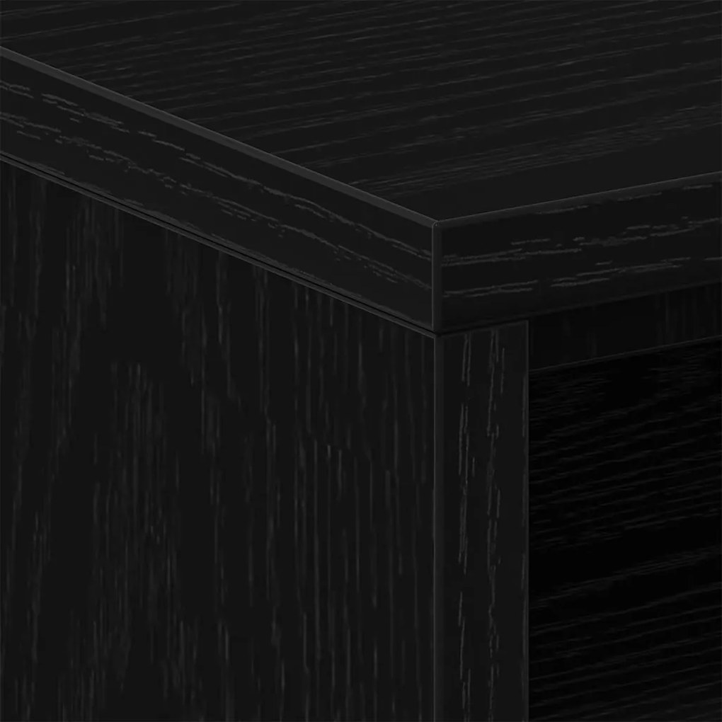 Mesa de cabeceira 40x30x40 cm deriv. de madeira carvalho preto