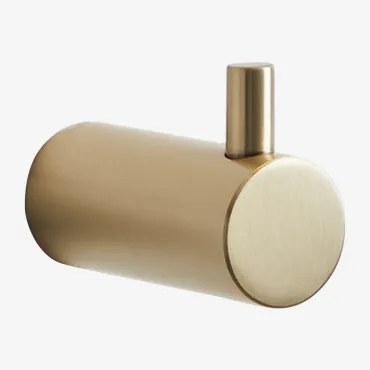Cabide Para Banheiro Em Aço Inoxidável Devon Dourado Escovado - Sklum