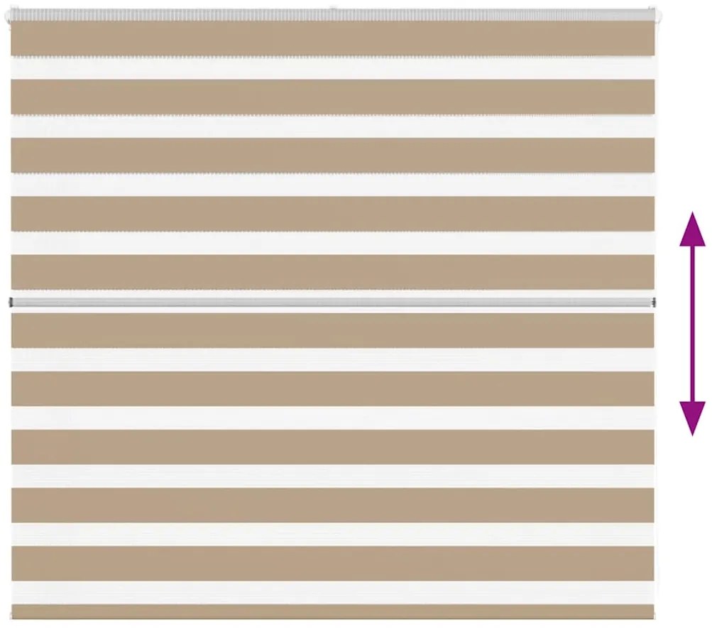 Cortina de zebra 165x100 cm largura do tecido 160,9cm poliéster