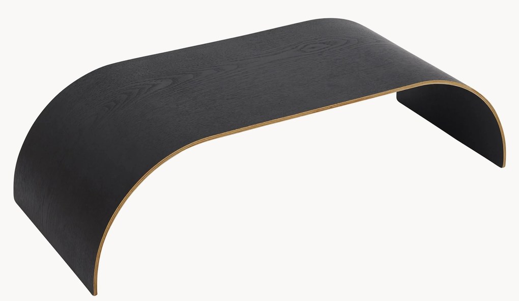 Prateleira em madeira de carvalho Curva