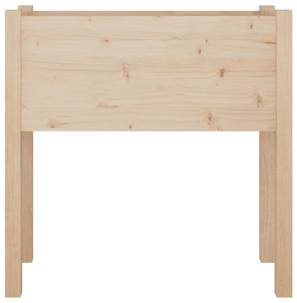 Vasos/floreiras de jardim 2 pcs 70x31x70 cm pinho maciço